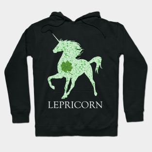 Irish St. Patrick's Day Lepricorn Shamrock Hoodie